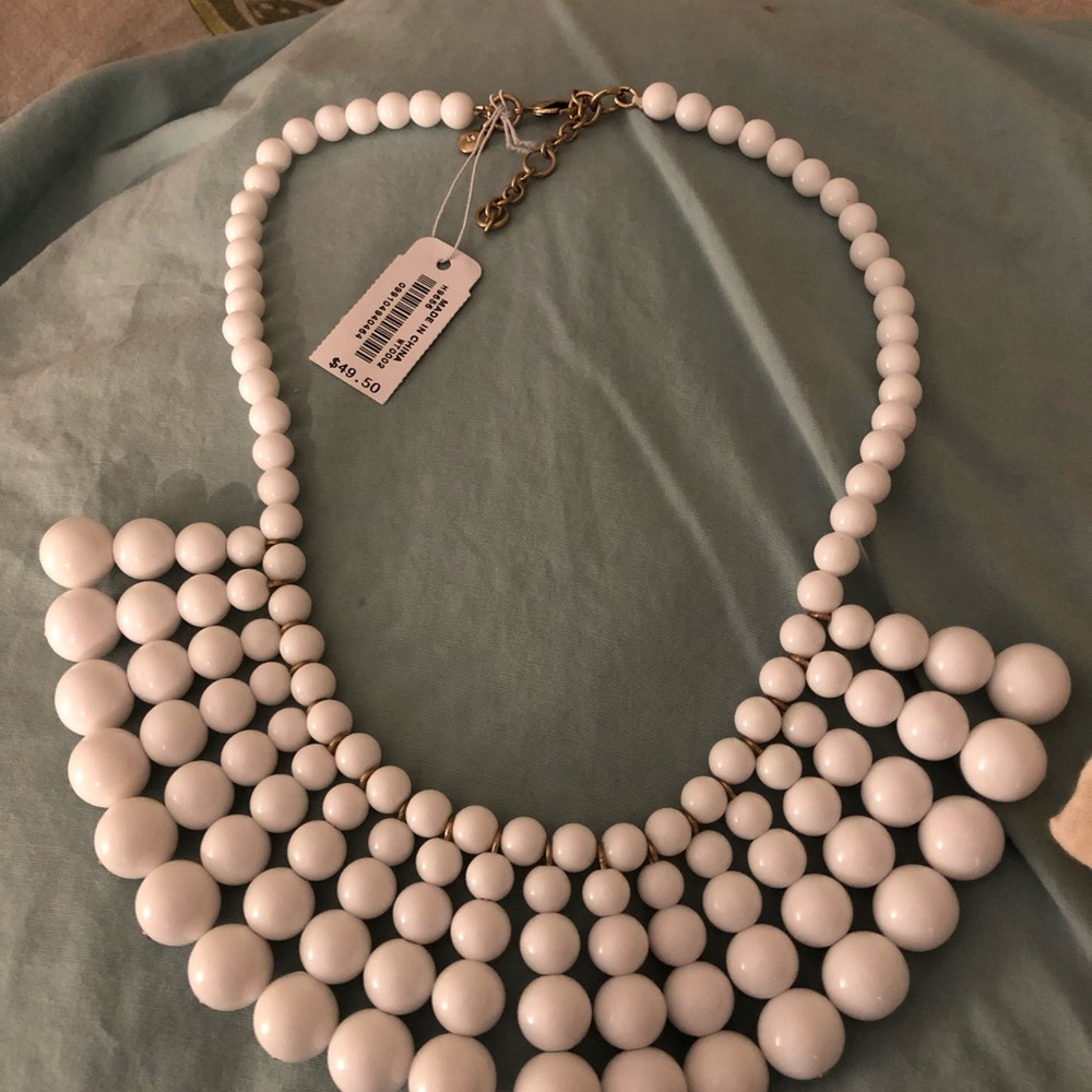 Beaded statement necklace